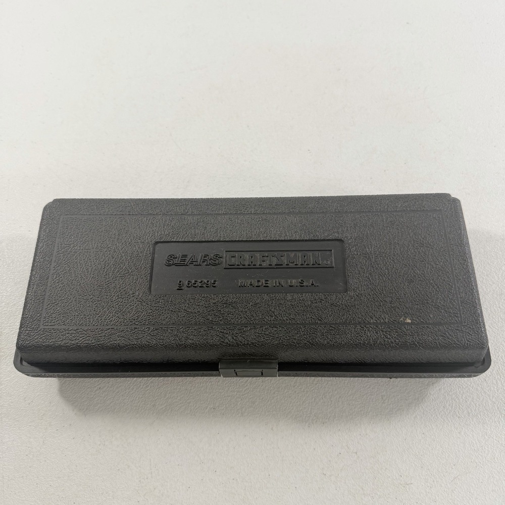 Vintage Sears Craftsman 9 65295 Permanex 12" Empty Utility Case ONLY USA Plastic